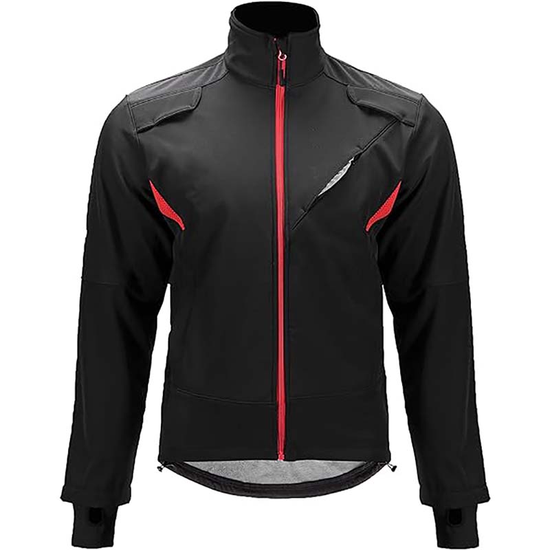 Winter Cycling Jacket for Men Thermal Fleece Windproof Jacke Cold Weather Cycling
