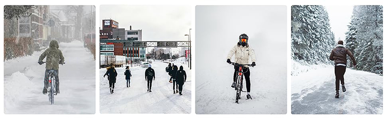 Téli kerékpáros nadrág férfiaknak Thermal Mountain Bike nadrág