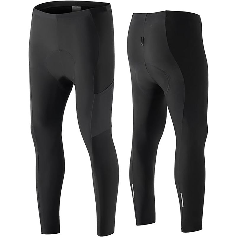 Winter Men's cycling pants padding Fleece Lined with Pockets