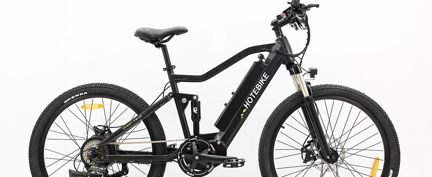 Electric Bike Dual Suspension Mountain Bike - Fat Tire Electric Bike - 3