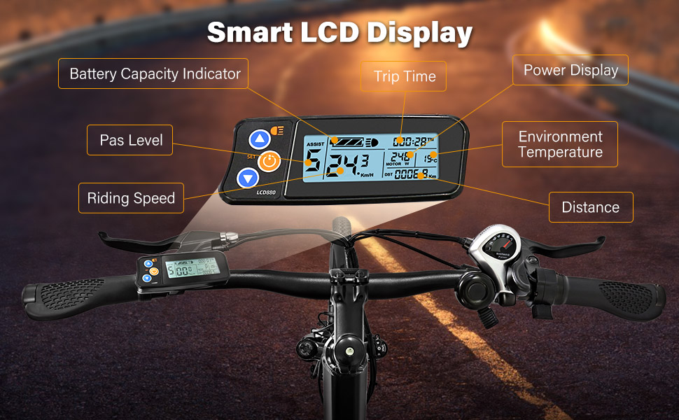 HOTEBIKE Cityscape Electric Bicycle - Electric Bike USA - 7