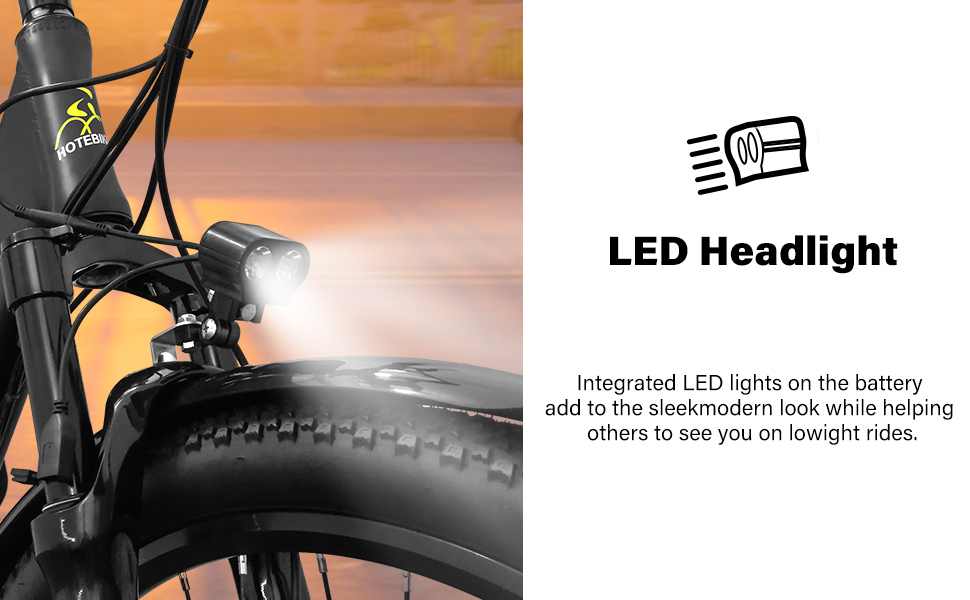 HOTEBIKE Cityscape Electric Bicycle - Electric Bike USA - 9
