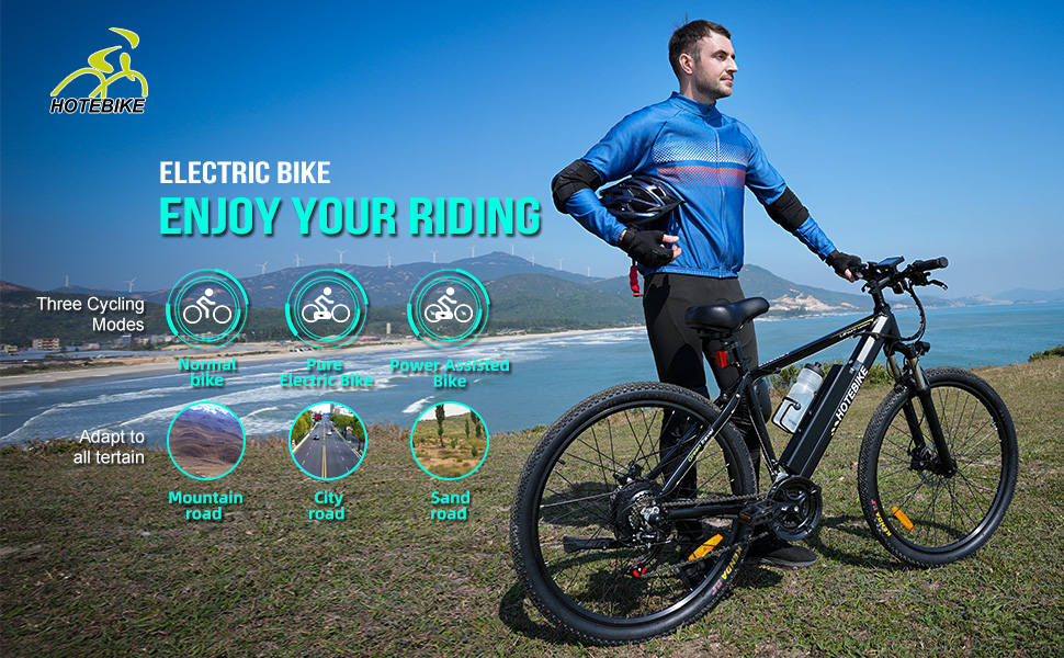 Electric Bike for Adult 750W 27.5 inch Electric Mountain Bike 48V 13AH Removable Battery - Sale in the USA - 1