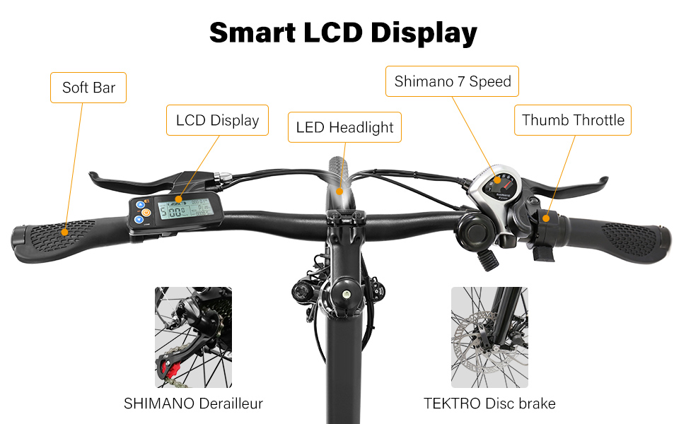 HOTEBIKE Cityscape Electric Bicycle - Electric Bike USA - 6