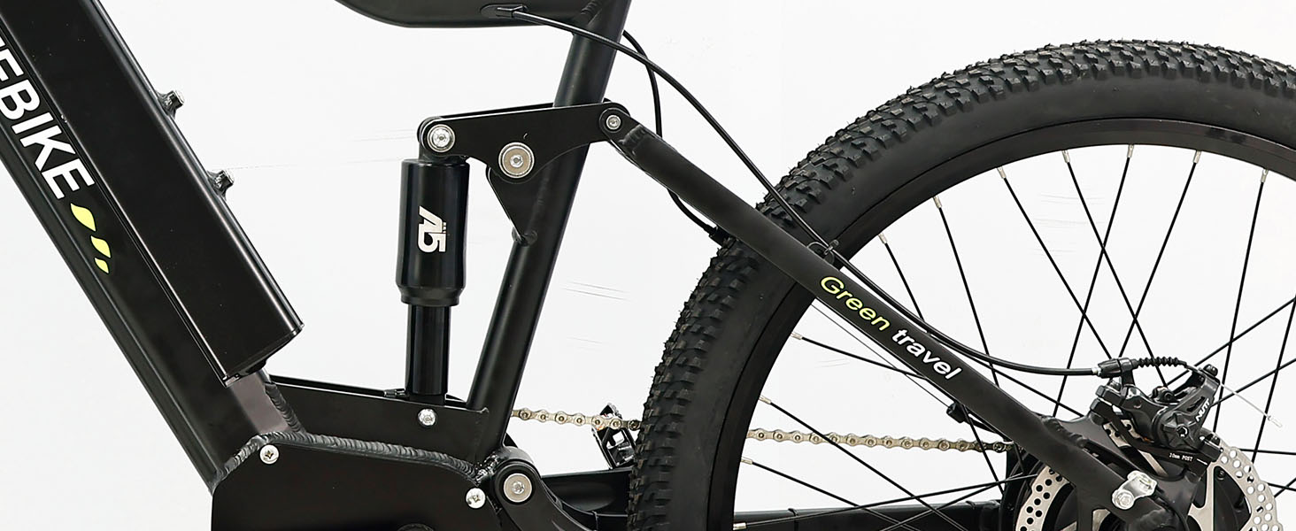 Electric Bike Dual Suspension Mountain Bike - Fat Tire Electric Bike - 6