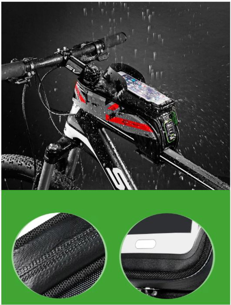 Waterproof Bicycle Frame Bags  Touch Screen Bike Accessories - Bicycle Bag - 1