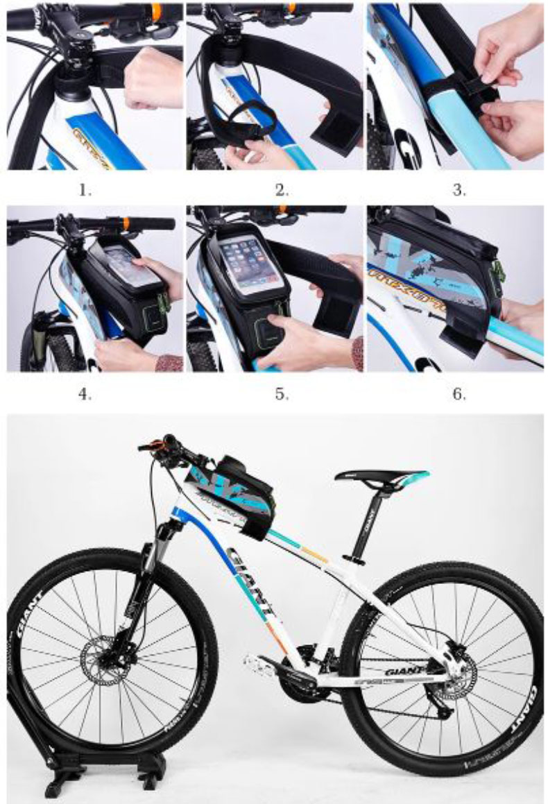 Waterproof Bicycle Frame Bags  Touch Screen Bike Accessories - Bicycle Bag - 4