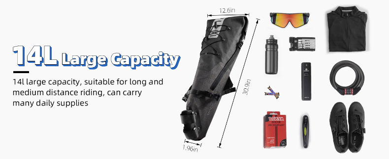 Waterproof Bicycle Packs Bags Large Capacity Max 10L - Bicycle Bag - 2