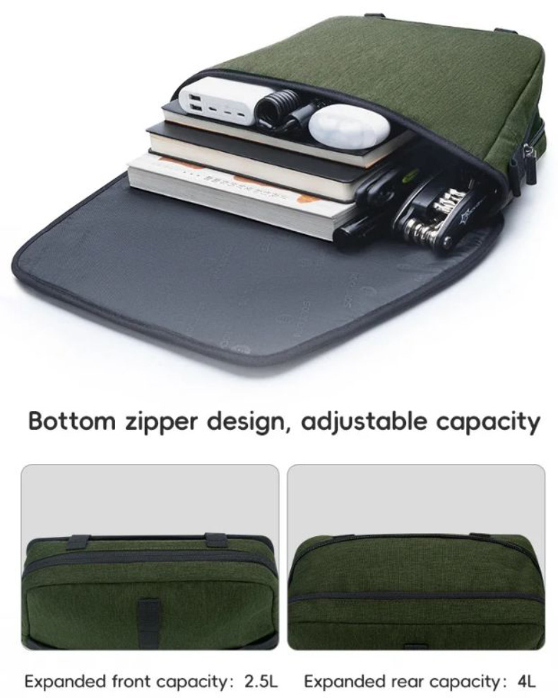 Bike Front Bag 4L Large Capacity Portable Front Tube Bag - Bicycle Bag - 3