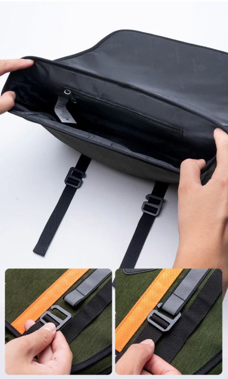 Bike Front Bag 4L Large Capacity Portable Front Tube Bag - Bicycle Bag - 6