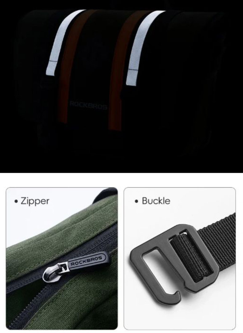 Bike Front Bag 4L Large Capacity Portable Front Tube Bag - Bicycle Bag - 5