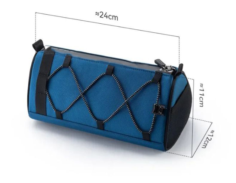 Bike Handlebar Bag Portable 1.5L Multifunctional Shoulder Bag - Bicycle Bag - 1