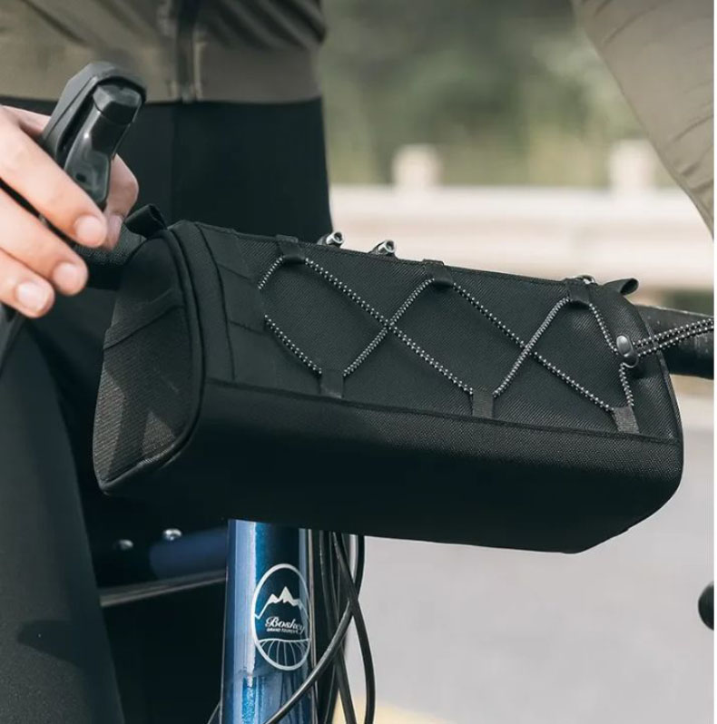 Bike Handlebar Bag Portable 1.5L Multifunctional Shoulder Bag - Bicycle Bag - 5