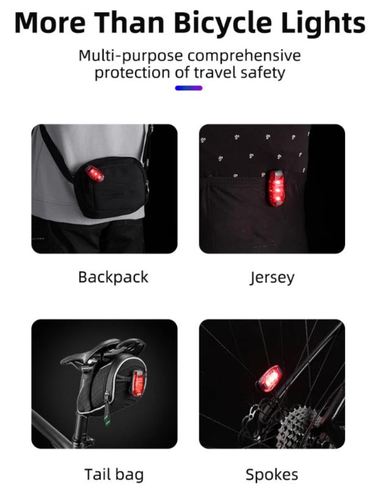 Bike Lights Lantern Water Repellent Bicycle Warning Tail Light - Bicycle Lights - 10
