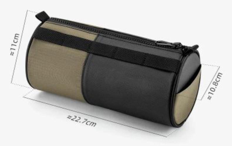 Portable Handlebar Bag 1.7L Multi-purpose Cycling Frame Tube Bag - Bicycle Bag - 1