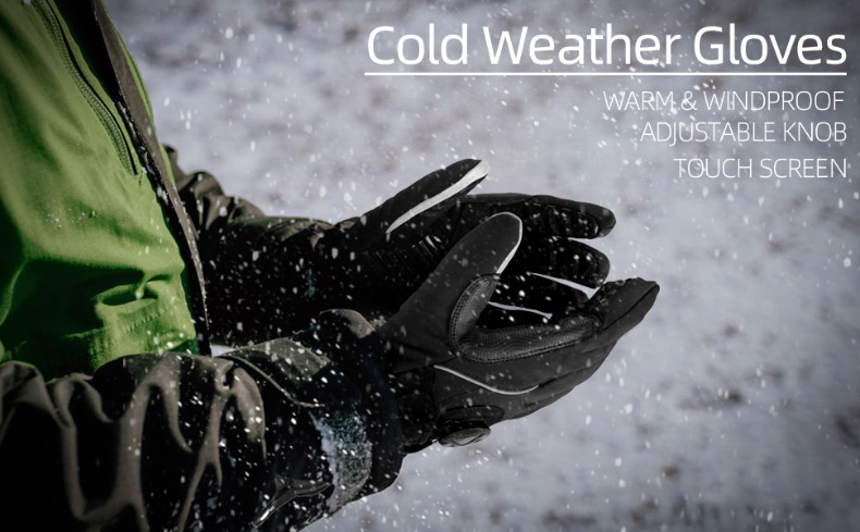Winter Glove for Men Full Finger Touch Screen Cycling Gloves - Glove - 1