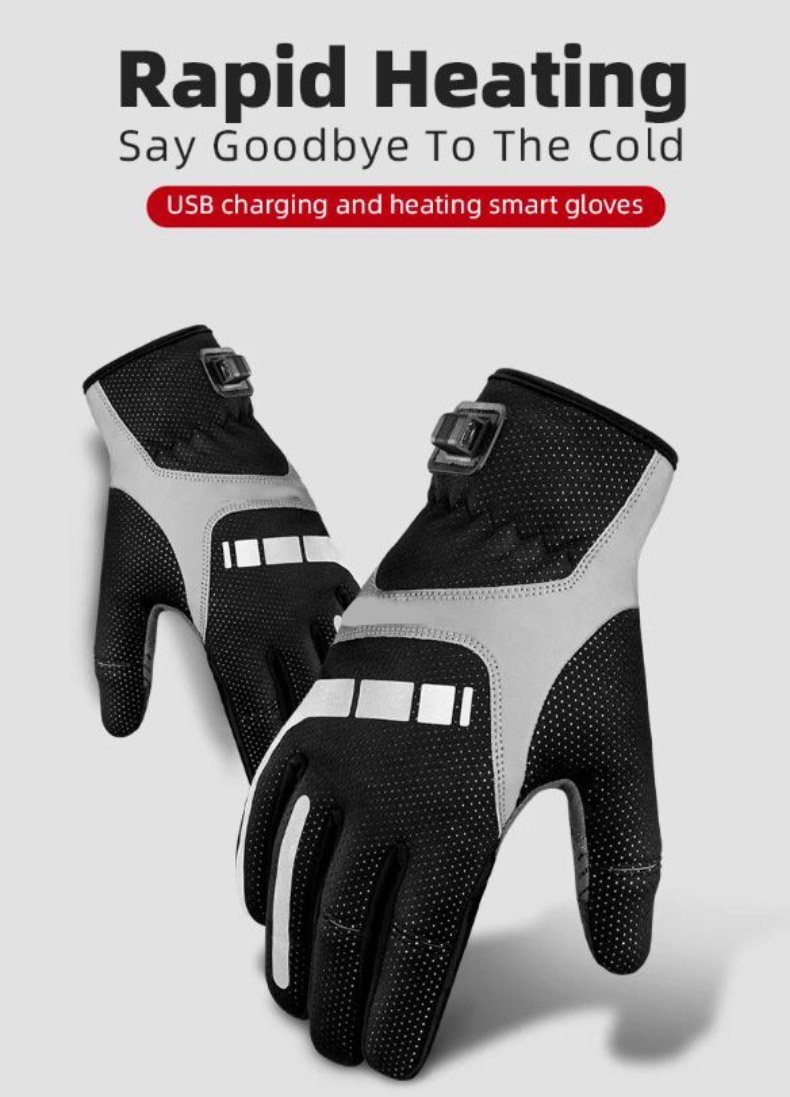 Snow Glove Electric Heated Rechargeable Cycling Gloves Touchscreen - Glove - 2