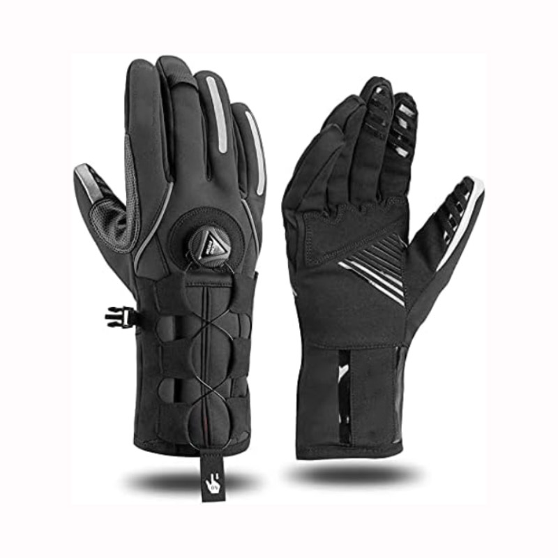 Winter Glove para sa Lalaki Full Finger Touch Screen Cycling Gloves