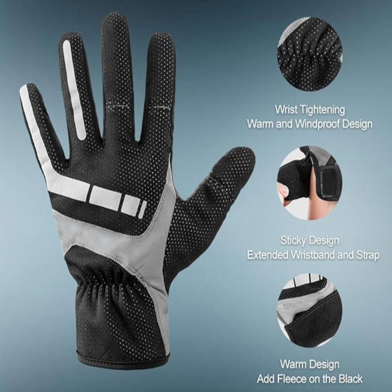 Cycling Gloves Full Finger Touch Screen Winter Gloves - Glove - 1