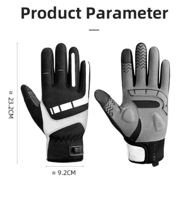 Snow Glove Electric Heated Rechargeable Cycling Gloves Touchscreen - Glove - 1