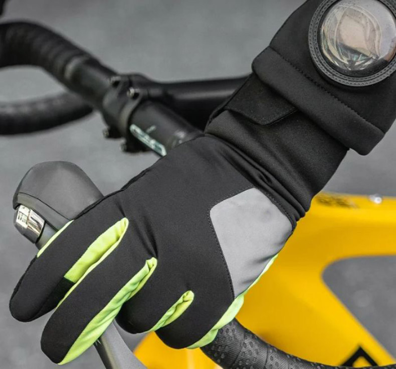 PU Leather Non Slip Shock-Absorbing Gloves Full Finger Cycling Gloves - Glove - 1