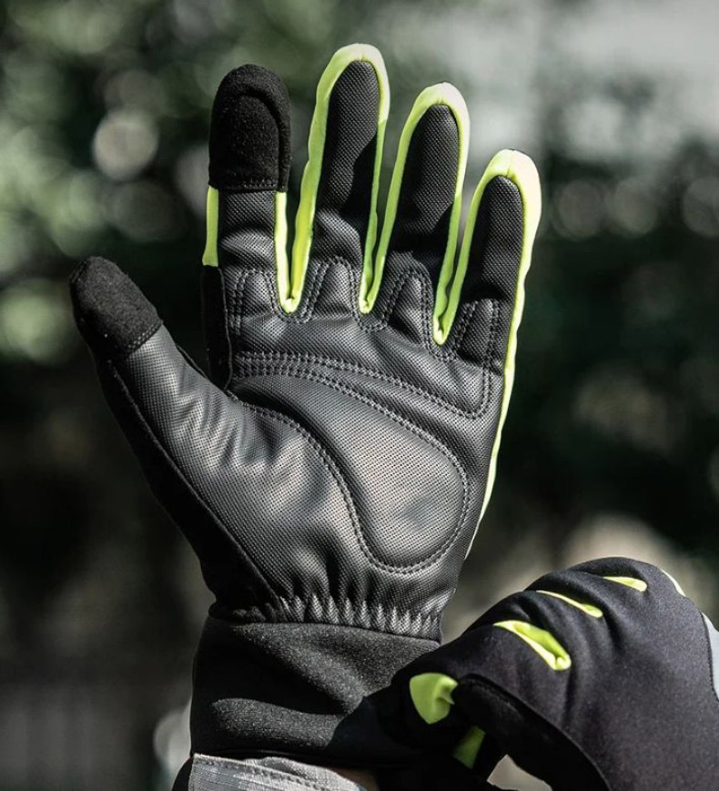 PU Leather Non Slip Shock-Absorbing Gloves Full Finger Cycling Gloves - Glove - 5