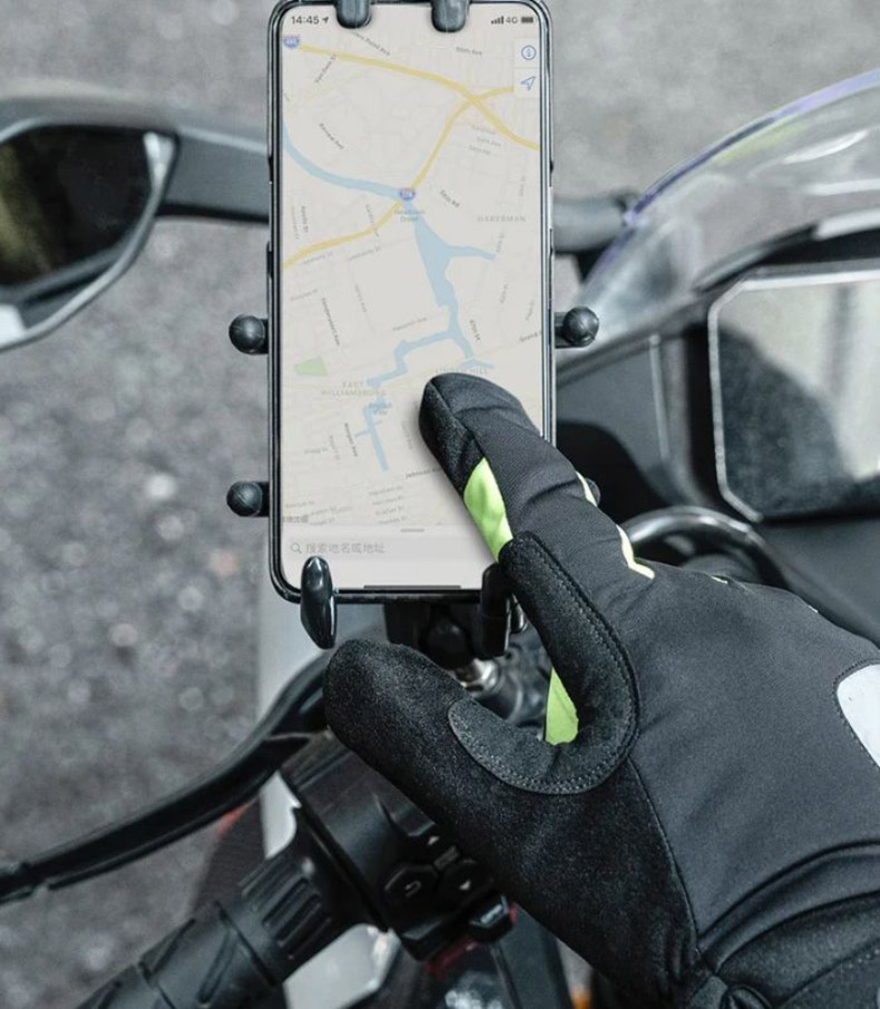 PU Leather Non Slip Shock-Absorbing Gloves Full Finger Cycling Gloves - Glove - 6