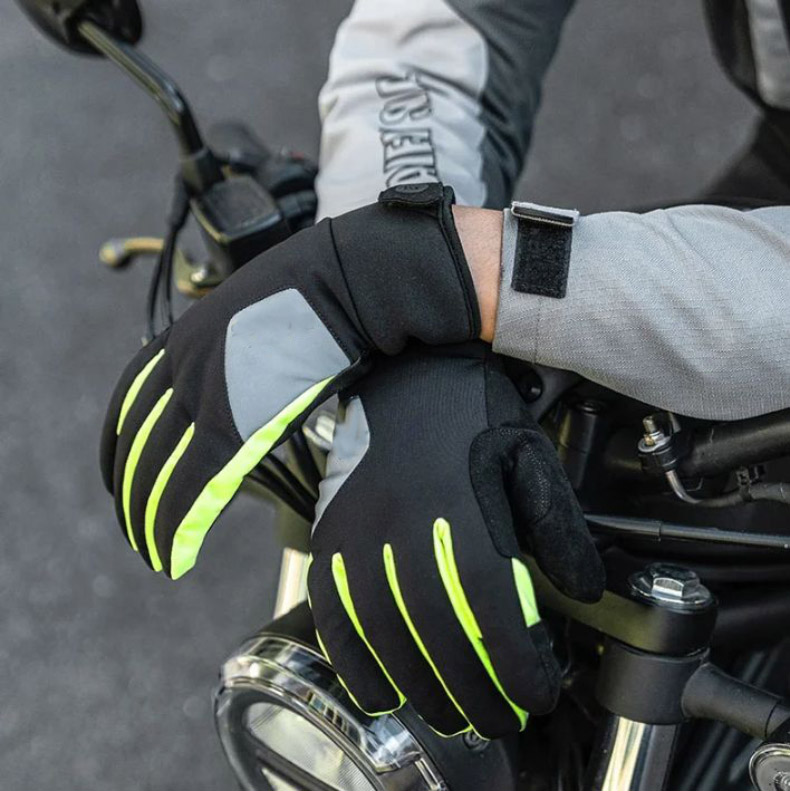 PU Leather Non Slip Shock-Absorbing Gloves Full Finger Cycling Gloves - Glove - 7