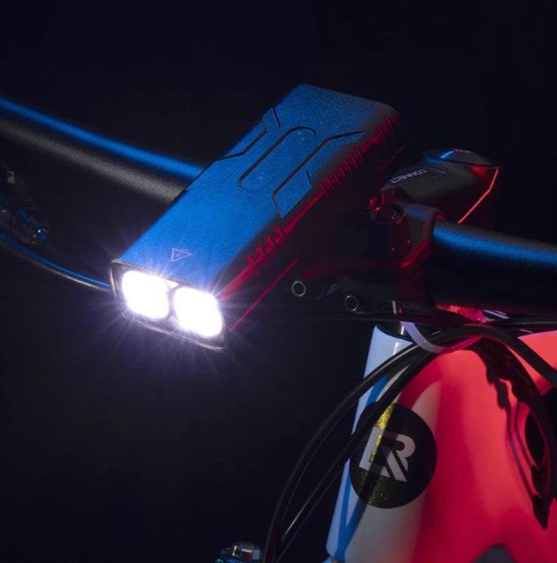 Led Bike Lights 850 Lumen Bike Flashlight 10000 mAh Waterproof - Bicycle Lights - 4