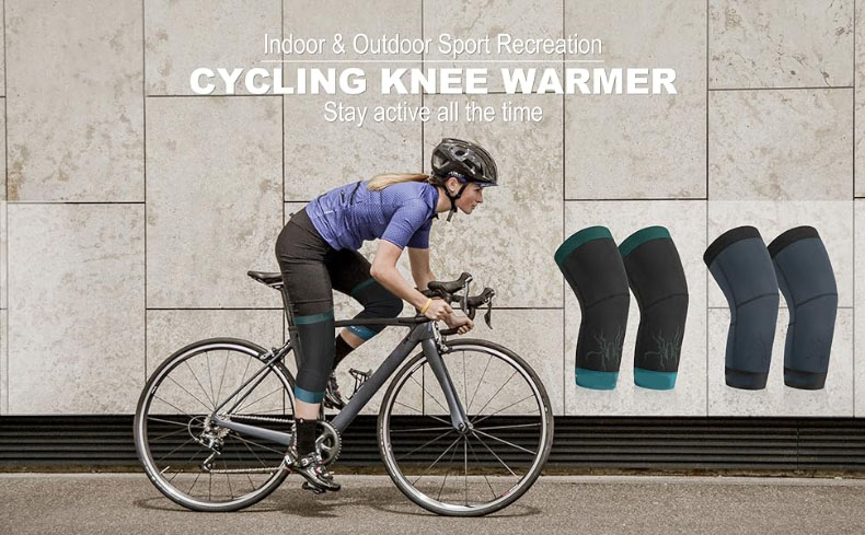 Windproof Knee Warmer for Men Thermal Anti-slip Leg Sleeves - Arm&Leg Sleeves - 1