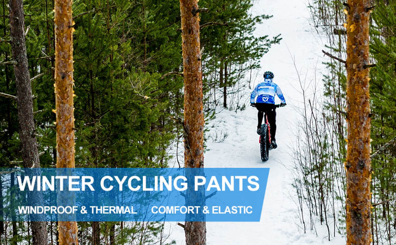 Mens Cycling Pants Thermal Windproof Mountain Bike Pants - Clothes - 1