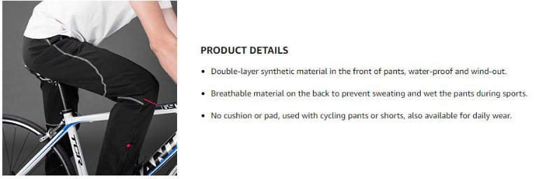 Mens Cycling Pants Thermal Windproof Mountain Bike Pants - Clothes - 4