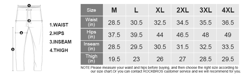 Mens Cycling Pants Thermal Windproof Mountain Bike Pants - Clothes - 5