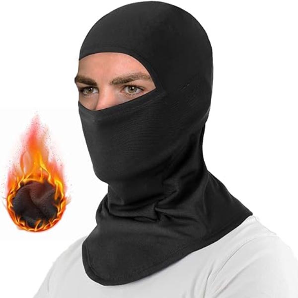 Máscara de esquí para clima frío, máscara térmica a prueba de viento para bufanda de invierno