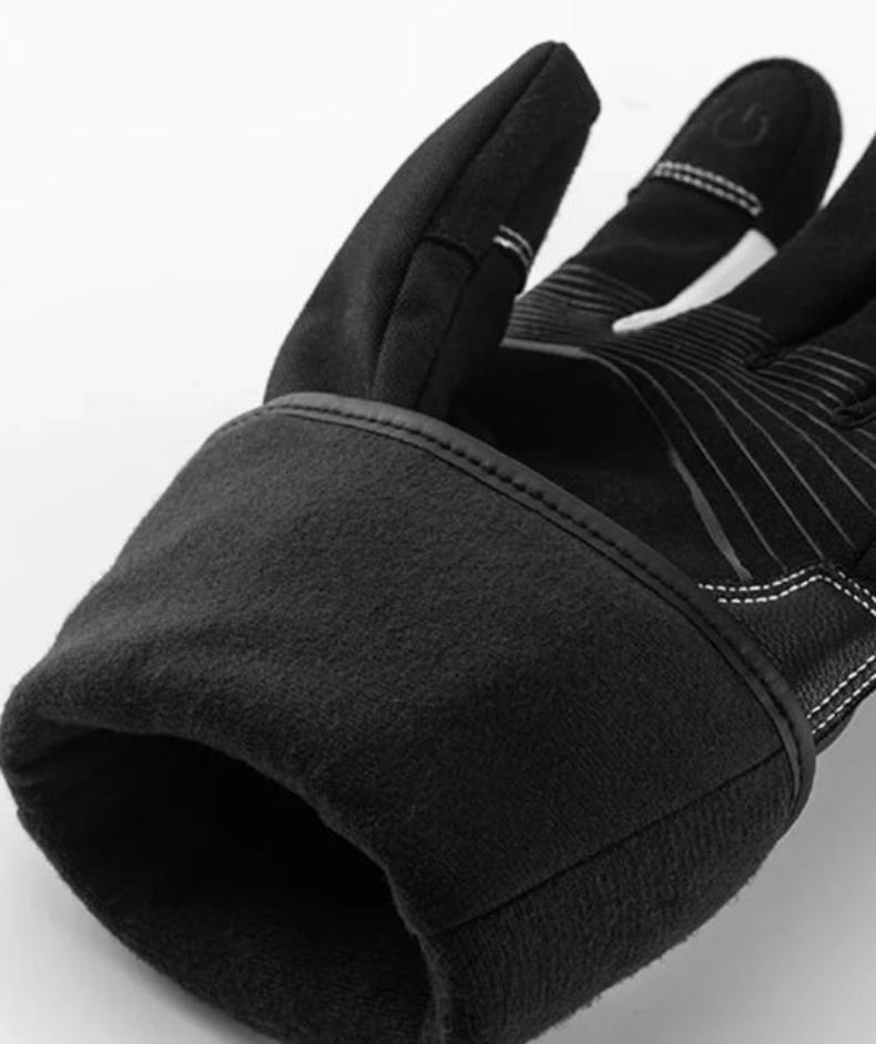 Winter Cycling Gloves PU Leather Non-slip Touch Screen - Glove - 5