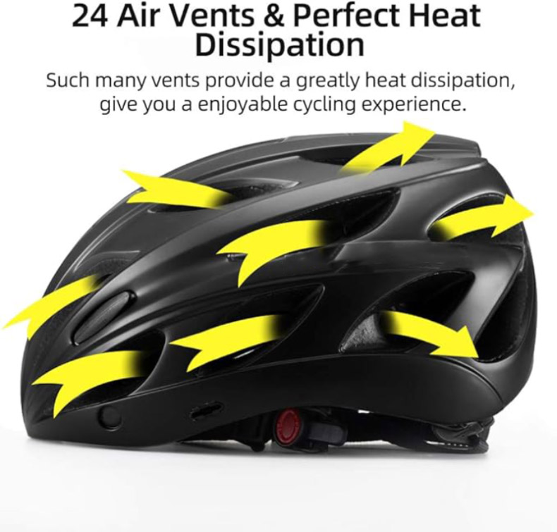 Adult Cycling Helmet with Removable Goggles Adjustable Size - Cycling Helmet - 5