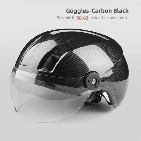 Bicycle Helmet EPS Ultralight Goggles Lens Helmet 55-63cm