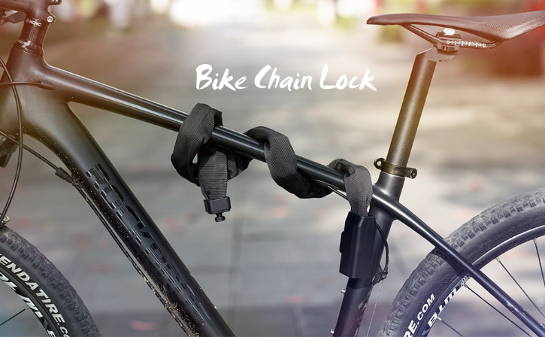Bike Chain Lock 3.18ft Heavy Duty 8mm Thick Anti-Theft Security - Bike Lock - 1