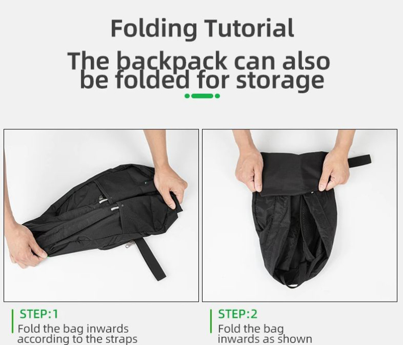 Sport Shoulder Bag Men 18L Large Capacity Foldable Backpack - Sport Bag - 8
