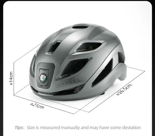 Ultra-light Bicycle Helmet With Front Rear Light Type-C Charging - Cycling Helmet - 1