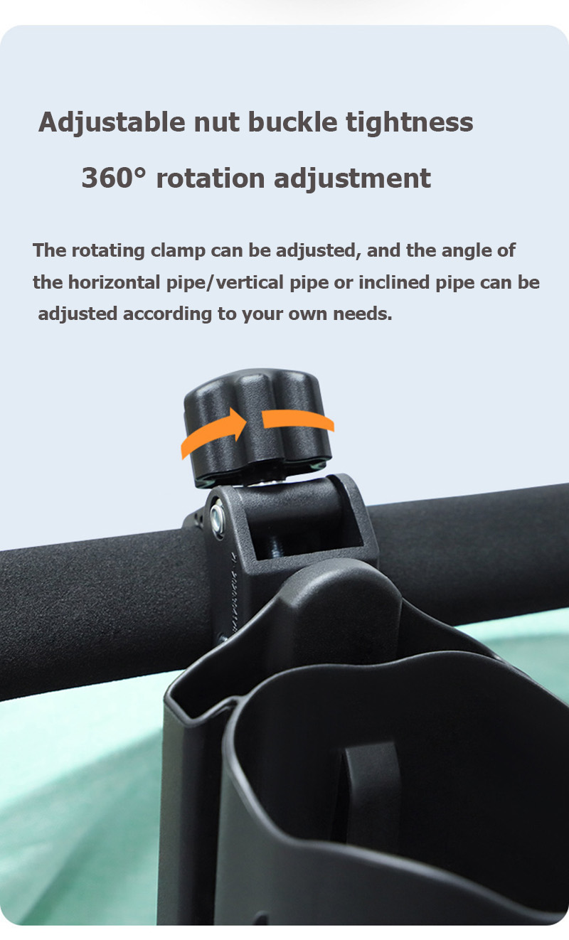 Universal 2-1 Stroller Cup Holder with Phone Holder for Stroller - Bottle & Bottle Cage - 3