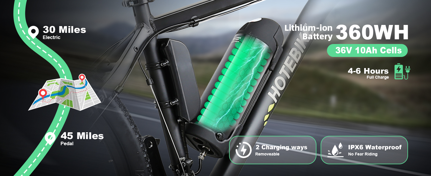 Electric Mountain Bike 30km/h Classic 26
