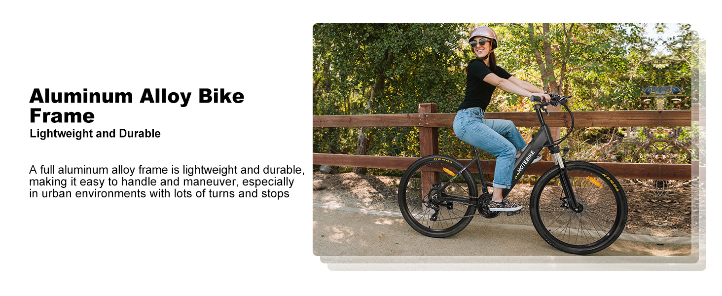 36V 350W 10AH 26'' Electric City Bike Hidden Battery for Adult - Sale in Canada - 7
