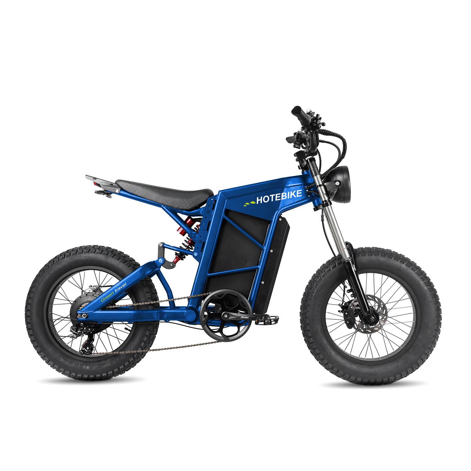 Electric Bike for Adults 2000W 40.6MPH 25AH Battery Electric Motorcycle 20″ Fat Tire Dirt Bike