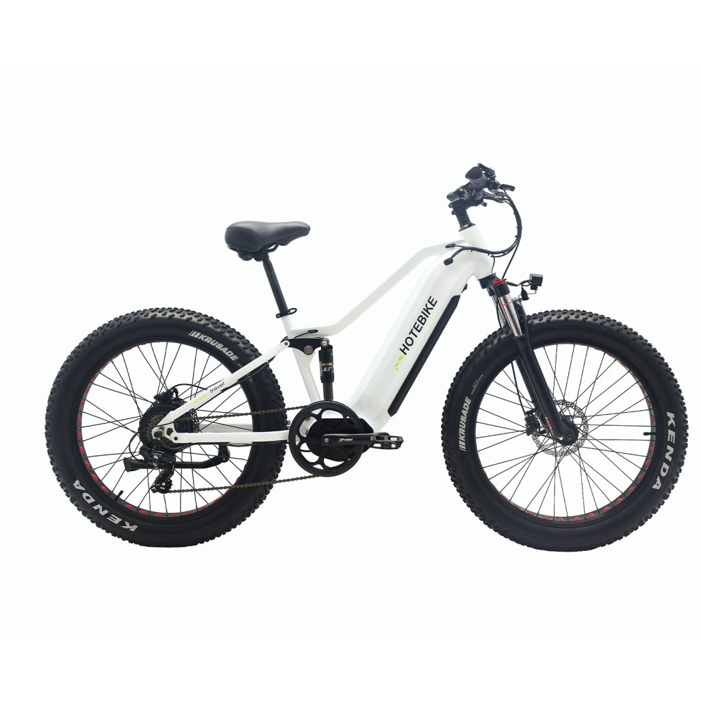 Adults Snow Electric Bike Fat Tire 26″ 750W 48V 15AH Battery