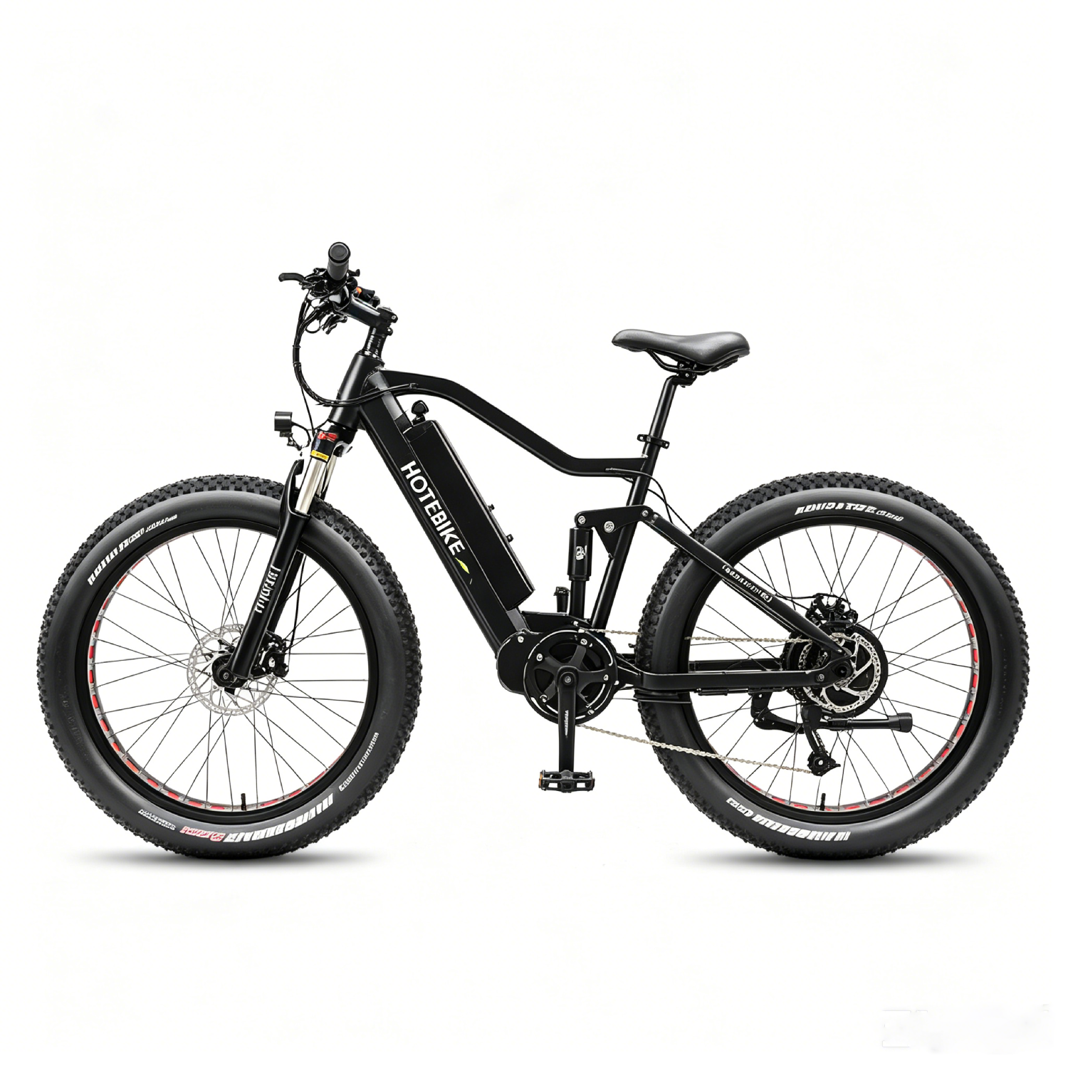 HOTEBIKE 26 Fat Tire Electric Bike for Adults – 750W Motor, 48V 15Ah Battery, Up to 45 Miles Range – Conquer Any Terrain - Other E-bike Parts - 2